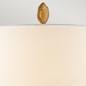 Preview: Elstead Audubon Park Tischleuchte E27 Gebeiztes Gold Creme