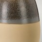 Preview: Elstead Grange Park Tischleuchte E27 Grau, braun Creme, Made in UK