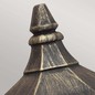Preview: Elstead Cricklade Außen-Wandleuchte E27 Schwarz, Gold IP44