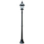 Preview: Elstead Ledbury Außen-Stehleuchte E27 192cm Schwarz IP44