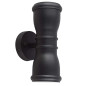 Preview: Elstead Malvern LED Außen-Wandleuchte GU10 2-fach Schwarz IP44