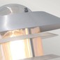 Preview: Elstead Helsingor Außen-Wandleuchte E27 24cm Edelstahl, silber IP44