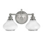 Preview: Elstead Ainsley LED Wandleuchte G9 2-fach Poliertes Chrom IP44