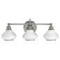 Preview: Elstead Ainsley LED Wandleuchte G9 3-fach Poliertes Chrom IP44