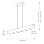 Preview: Elstead Arco LED Pendelleuchte Heritage Messing Heritage Messing