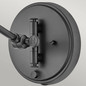 Preview: Elstead Arti  Wandleuchte E27 Schwarz, Rattan Schirm Schwarz und Rattan natur