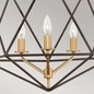 Preview: Elstead Astrid Hängeleuchte E14 3-fach Metallische, matte Bronze