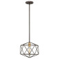 Preview: Elstead Astrid Hängeleuchte E27 Metallische, matte Bronze