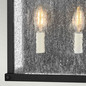Preview: Elstead Beacon Hill Außenwandleuchte E14 2-fach Museum Schwarz IP44 flach