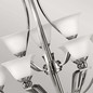 Preview: Elstead Bolla Kronleuchter E27 9-fach Nickel gebürstet