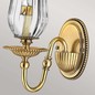 Preview: Elstead Cambridge Wandleuchte E14 Brüniertes Messing