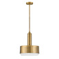 Preview: Elstead Cedric Pendelleuchte E27 2-fach Lackiertes Messing Opal