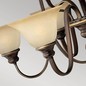 Preview: Elstead Cello Kronleuchter E27 9-fach Antike Bronze