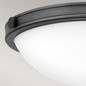 Preview: Elstead Collier Deckenleuchte E27 2-fach Schwarzes Oxid Glas klar mit Luftbläschen