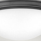 Preview: Elstead Collier Deckenleuchte E27 2-fach Schwarzes Oxid Glas klar mit Luftbläschen