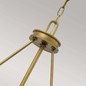 Preview: Elstead Collier Hängeleuchte E14 4-fach Heritage Messing