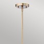 Preview: Elstead Congress Hängeleuchte E27 18cm Gebürstetes Karamell