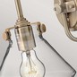 Preview: Elstead Congress Wandleuchte E27 29cm Gebürstetes Karamell