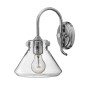 Preview: Elstead Congress Wandleuchte E27 29cm Chrom