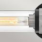 Preview: Elstead Ellison Wandleuchte E27 2-fach Schwarz mit Nickel gebürstet Glas klar IP44