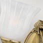 Preview: Elstead Francoise LED Wandleuchte G9 Brüniertes Messing IP44