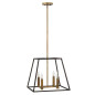Preview: Elstead Fu Lighton Hängeleuchte E14 4-fach Bronze
