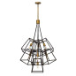 Preview: Elstead Fu Lighton Kronleuchter E27 7-fach Bronze