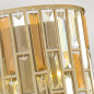 Preview: Elstead Gemma Wandleuchte E14 2-fach 28cm Blattsilber