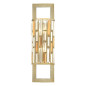Preview: Elstead Gemma Wandleuchte E14 2-fach 65cm Blattsilber
