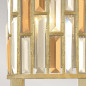 Preview: Elstead Gemma Wandleuchte E14 2-fach 65cm Blattsilber