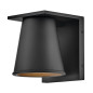 Preview: Elstead HANS Design Außen-Wandleuchte GU10 8W Schwarz IP44, Konus-Form