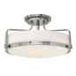 Preview: Elstead Harper Deckenleuchte E27 3-fach 25cm Medium Poliertes Chrom