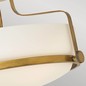 Preview: Elstead Harper Deckenleuchte E27 3-fach 25cm Small Heritage Messing