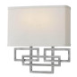 Preview: Elstead Lanza Wandleuchte E14 2-fach Antikes Nickel