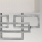Preview: Elstead Lanza Wandleuchte E14 2-fach Antikes Nickel