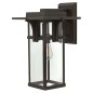 Preview: Elstead Manhattan Außen-Wandleuchte E27 47cm Ölgeriebene Bronze IP44