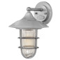 Preview: Elstead Marina Außen-Wandleuchte E27 30cm Silber IP44