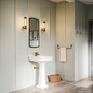 Preview: Elstead Masthead Wandleuchte E27 Heritage Messing und Schwarz IP44