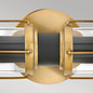 Preview: Elstead Masthead Wandleuchte E27 2-fach Heritage Messing und Schwarz IP44