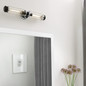 Preview: Elstead Masthead Wandleuchte E27 2-fach Poliertes Chrom und schwarz IP44