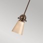 Preview: Elstead Mayflower Hängeleuchte E27 21cm Ältere Bronze