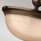 Preview: Elstead Mayflower Deckenleuchte E27 3-fach Ältere Bronze