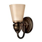 Preview: Elstead Mayflower Wandleuchte E27 Ältere Bronze