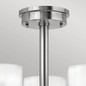 Preview: Elstead Meridian LED Deckenleuchte G9 3-fach Nickel gebürstet