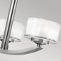 Preview: Elstead Meridian LED Deckenleuchte G9 3-fach Nickel gebürstet