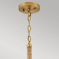 Preview: Elstead Nash Pendelleuchte E27 Heritage Messing Off-White