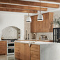 Preview: Elstead Nash Pendelleuchte E27 Heritage Messing Off-White