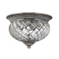 Preview: Elstead Plantation Deckenleuchte E27 2-fach Poliertes antikes Nickel