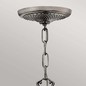 Preview: Elstead Plantation Kronleuchter E14 4-fach Poliertes antikes Nickel