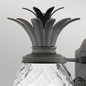 Preview: Elstead Plantation Ananas Außenwandleuchte E27 Museum Schwarz IP44